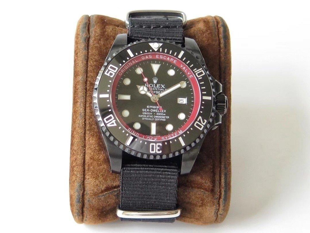 SEA-DWELLER DEEPSEA 44MM CUSTOM ALL BLACK BAMFORD TEXTILE