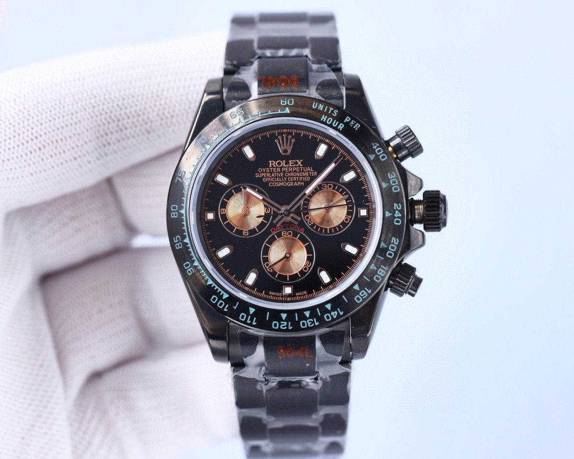 DAYTONA CUSTOM BLAKEN 40MM BLACK CASE