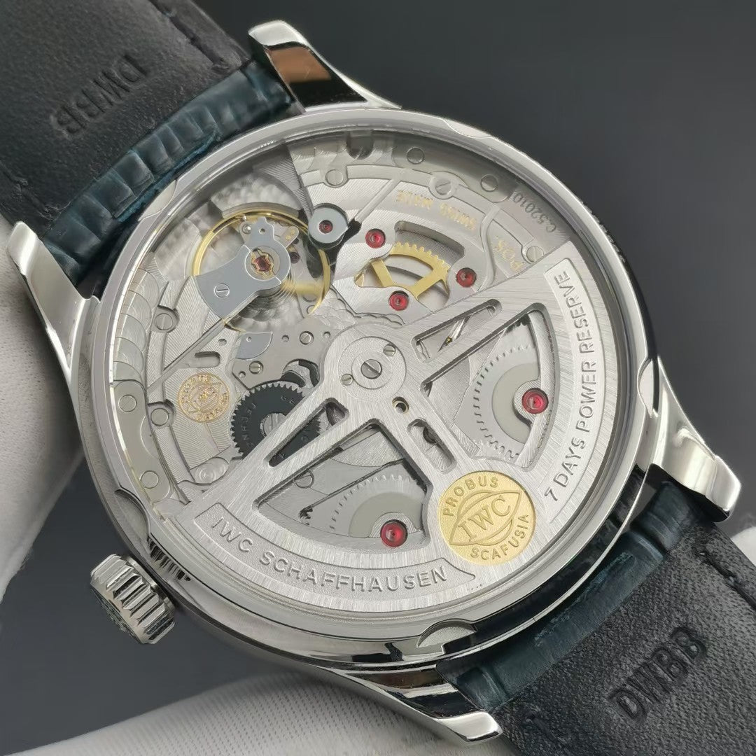 PORTUGUESE 7 DAYS 42MM STEEL CASE WHITE DIAL