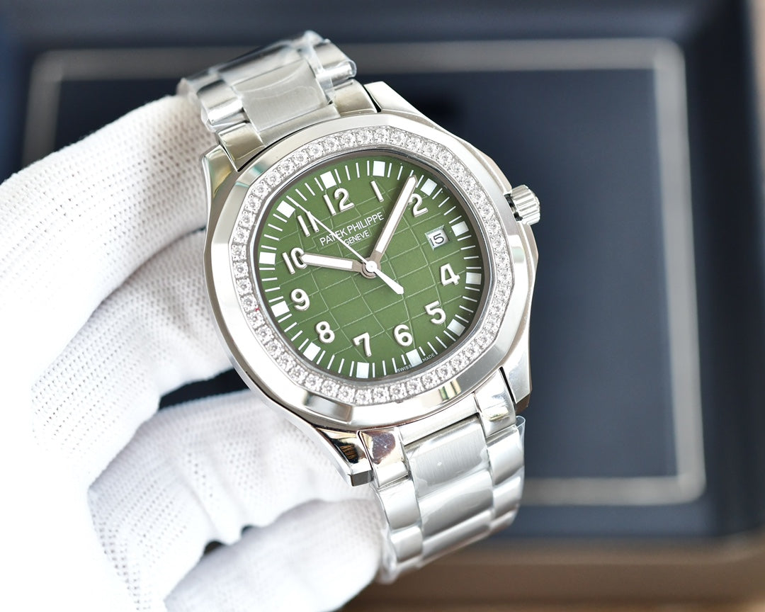 NAUTILUS STEEL CASE 42MM DIAMOND BEZEL