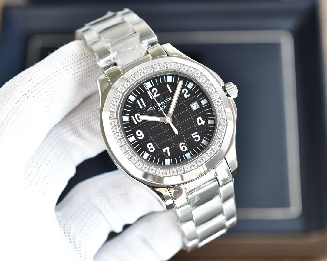 NAUTILUS STEEL CASE 42MM DIAMOND BEZEL