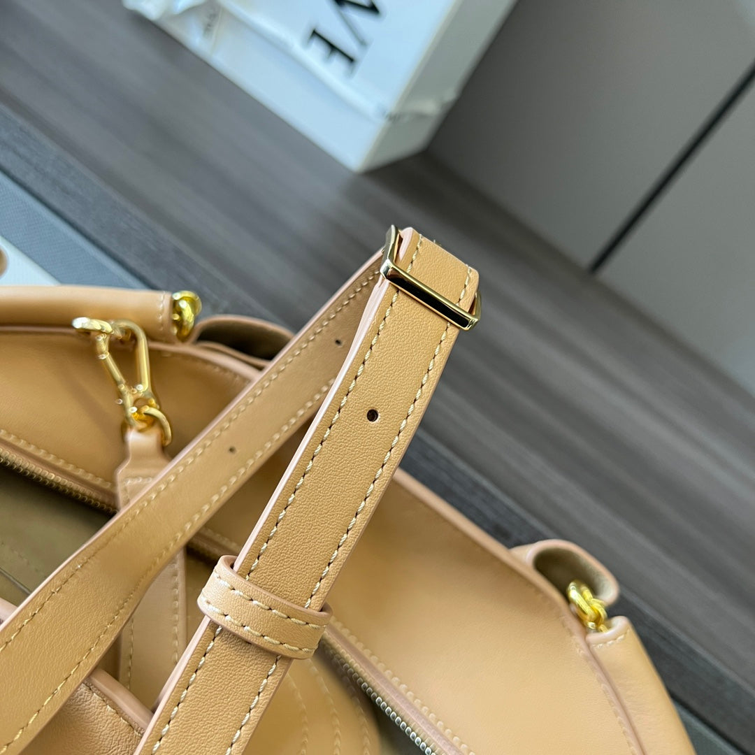 Loewe Small Dumpling Bag 35 Light Tan Calfskin 280639