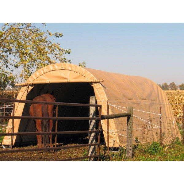 Rhino Shelters Instant Garage Round 14'Wx24'Lx10'W