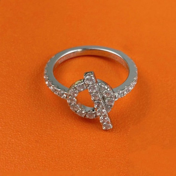 FINESSE RING SILVER DIAMOND