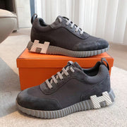 HM 25 Bouncing Sneaker Gray Suede Frabic
