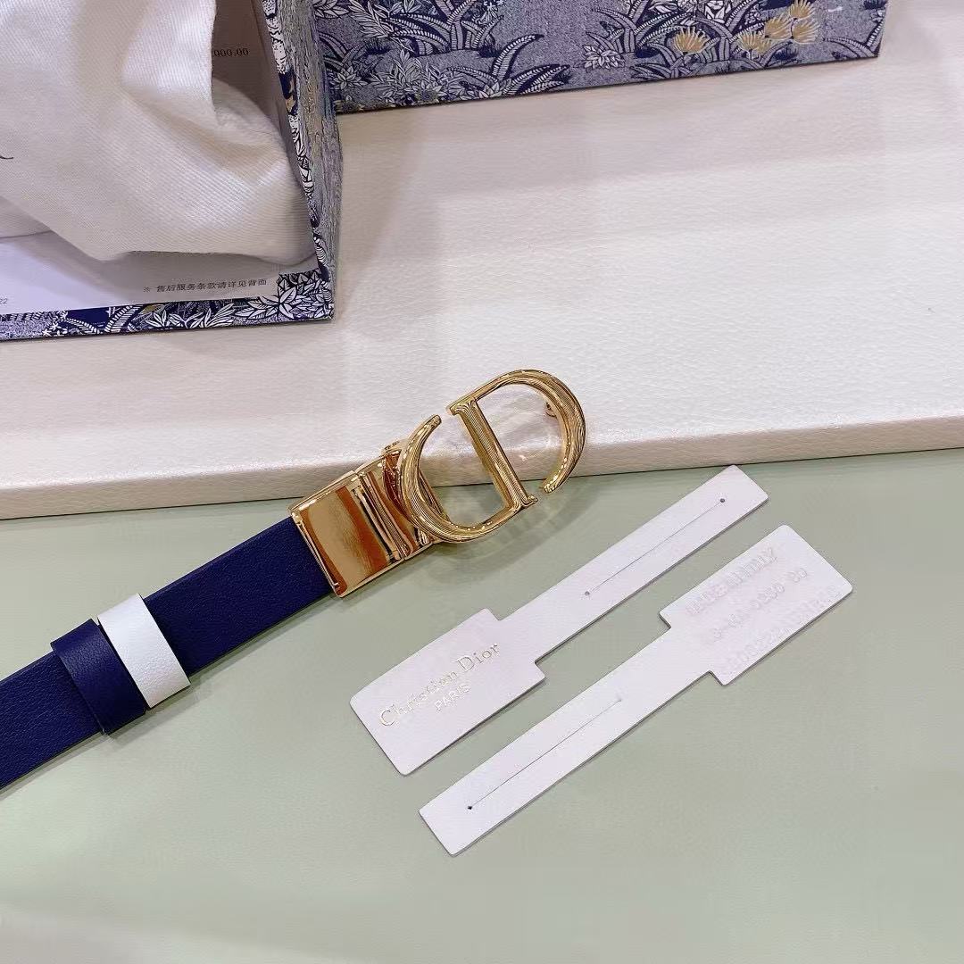 Dior 20 Montaigne Reversible Belt