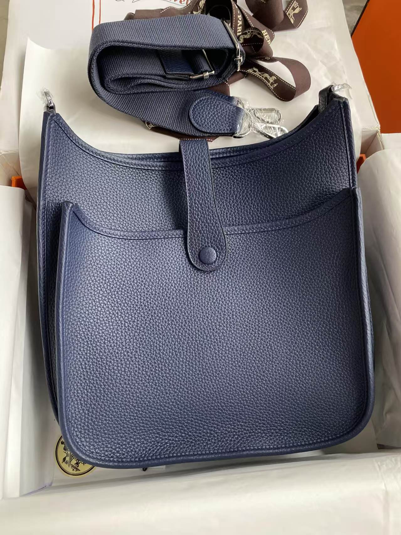 Evelyne 29cm Sapphire Blue Togo Shw