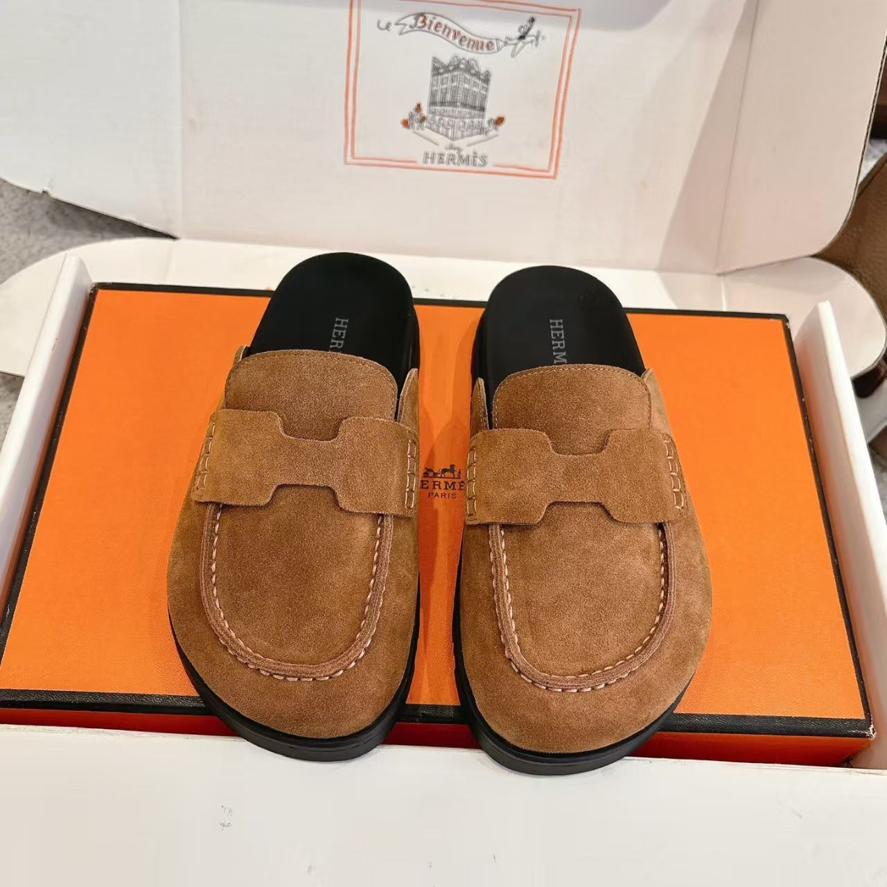 HM GO MULE SUEDE