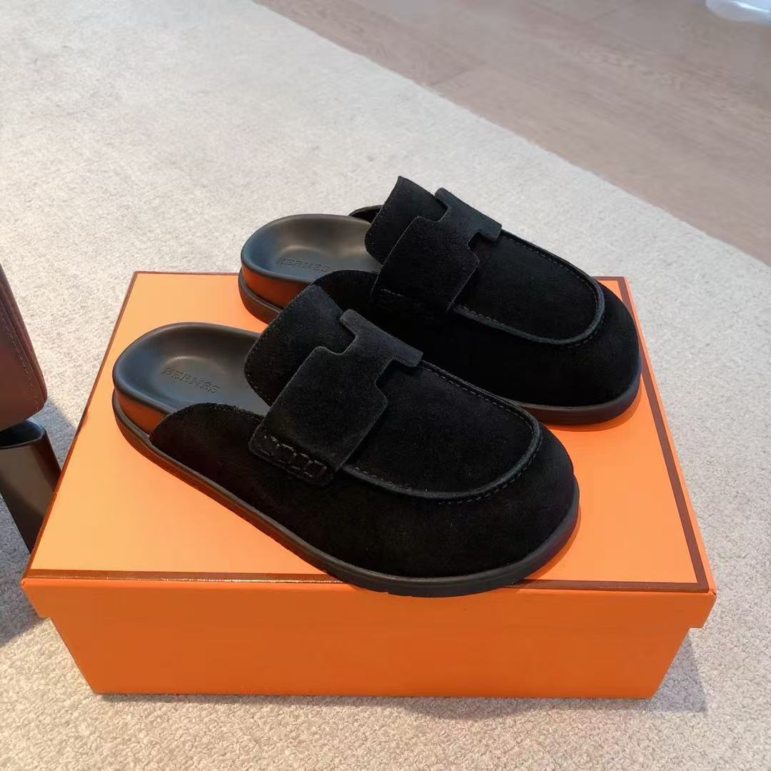 HM GO MULE SUEDE