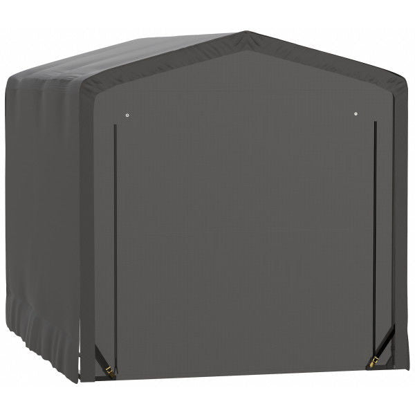 ShelterLogic ShelterTube Wind and Snow-Load Rated Garage, 10 ft. Wide Gray