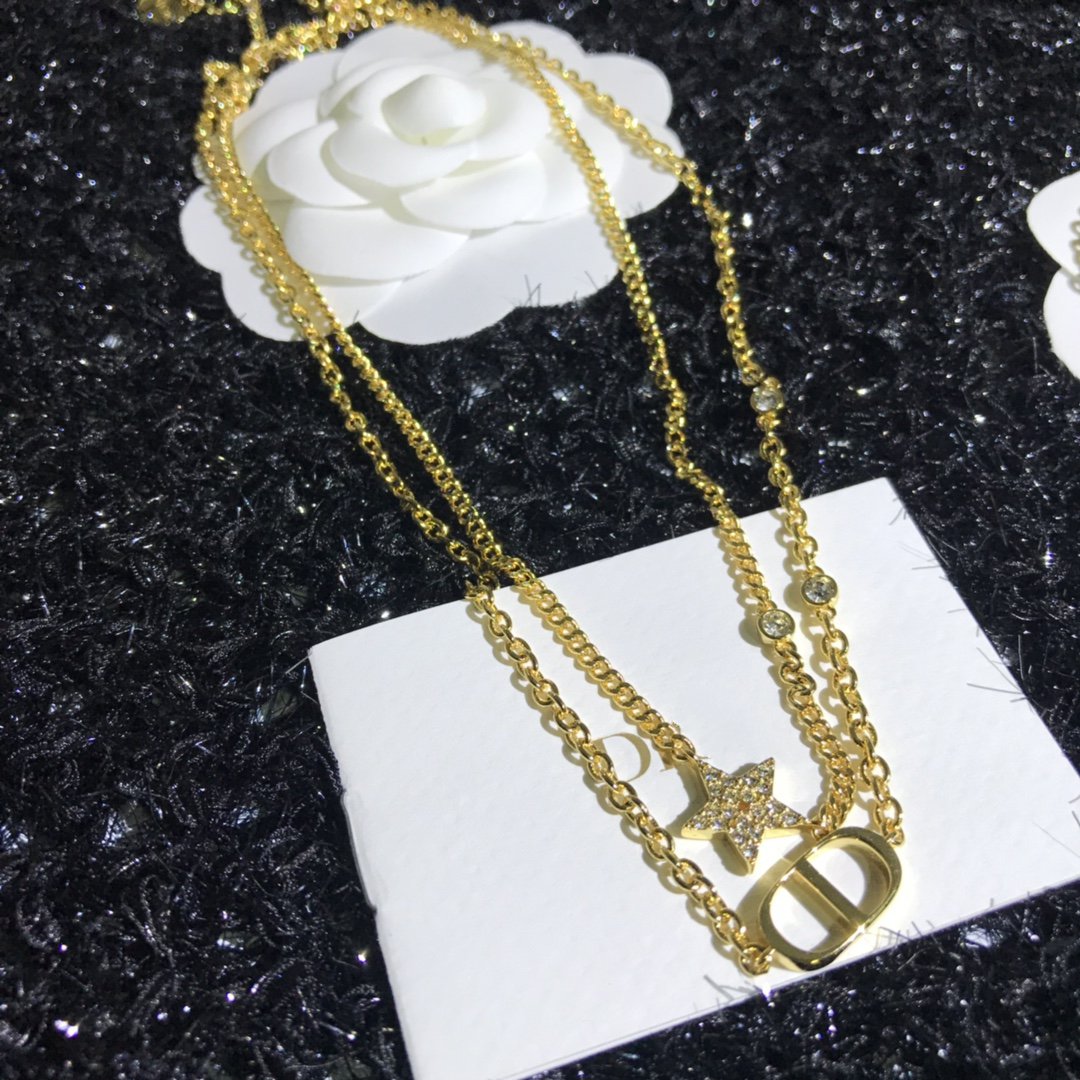 PETIT CD DOUBLE NECKLACE