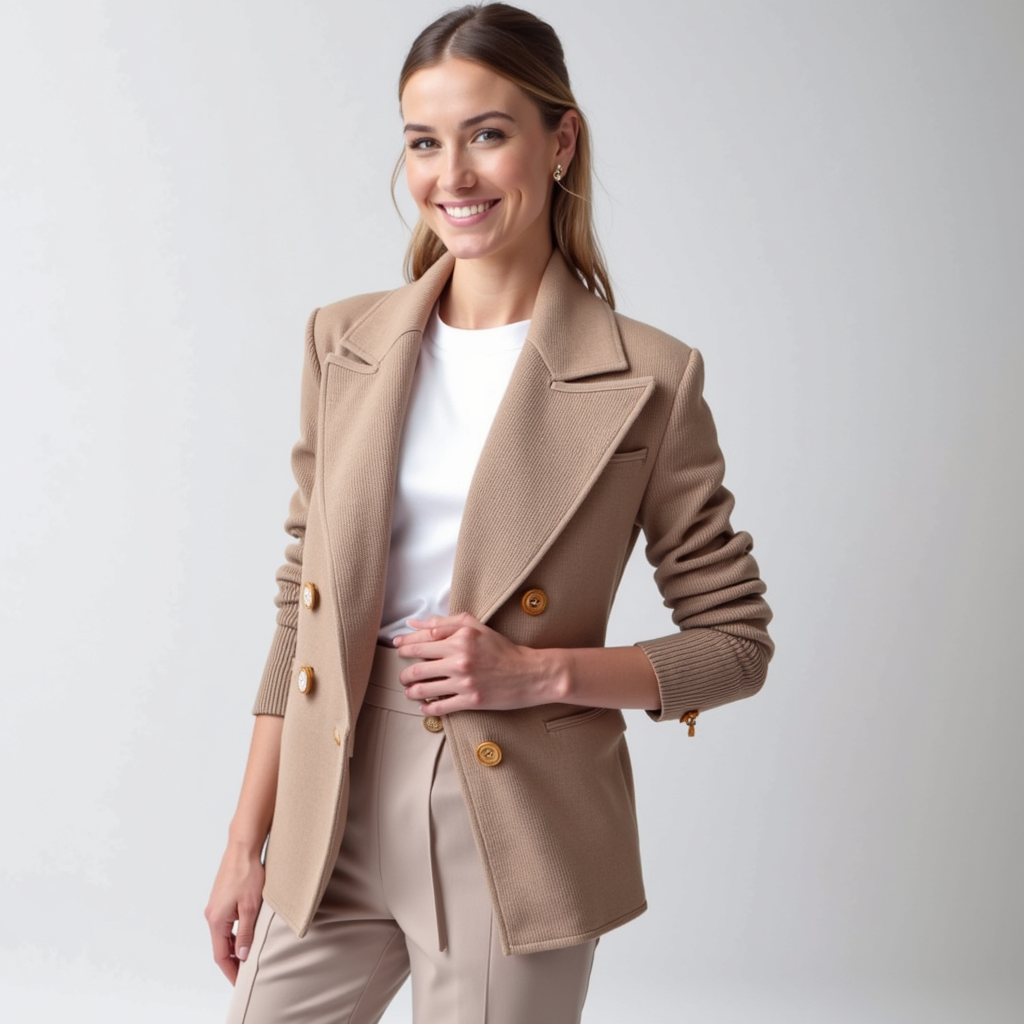 Timeless Wool Blazer Coat