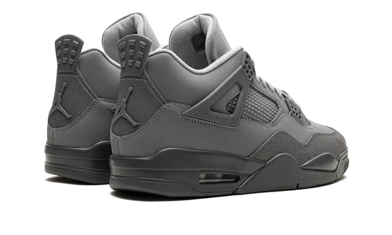 Nike Air Jordan 4 Dark Gray Suede Leather