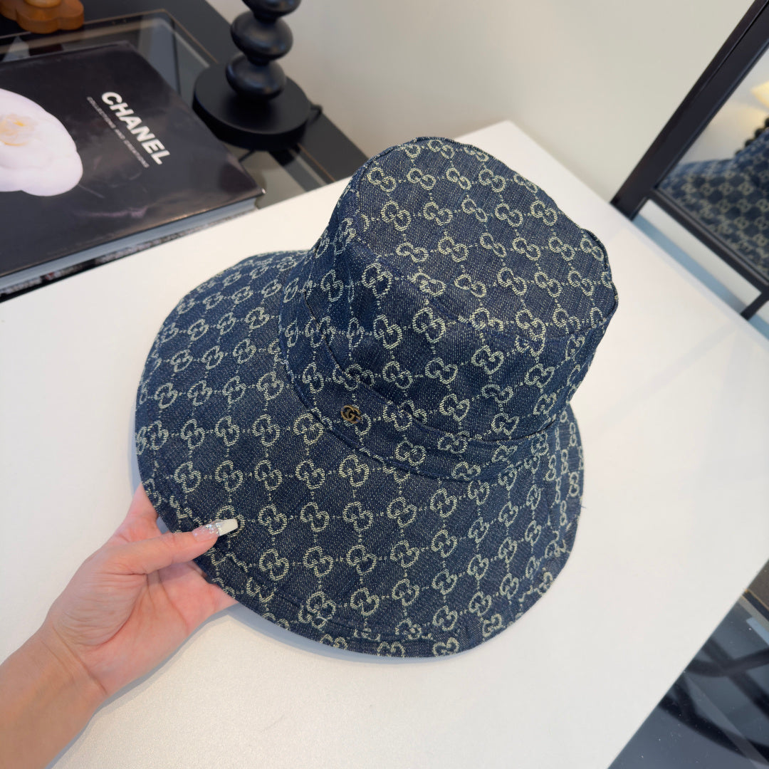 Gucci GG Canvas Wide Brim Hat