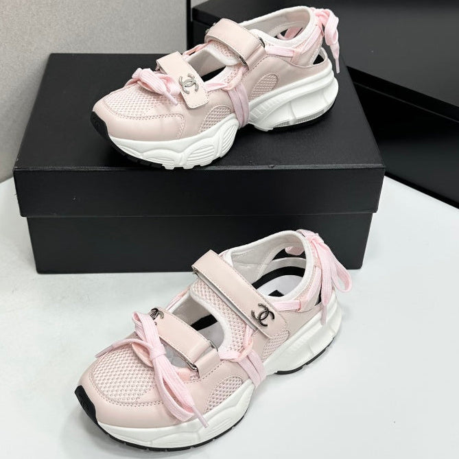 Channel 2026 Casual Sneakers 30mm Mesh Calfskin 894891