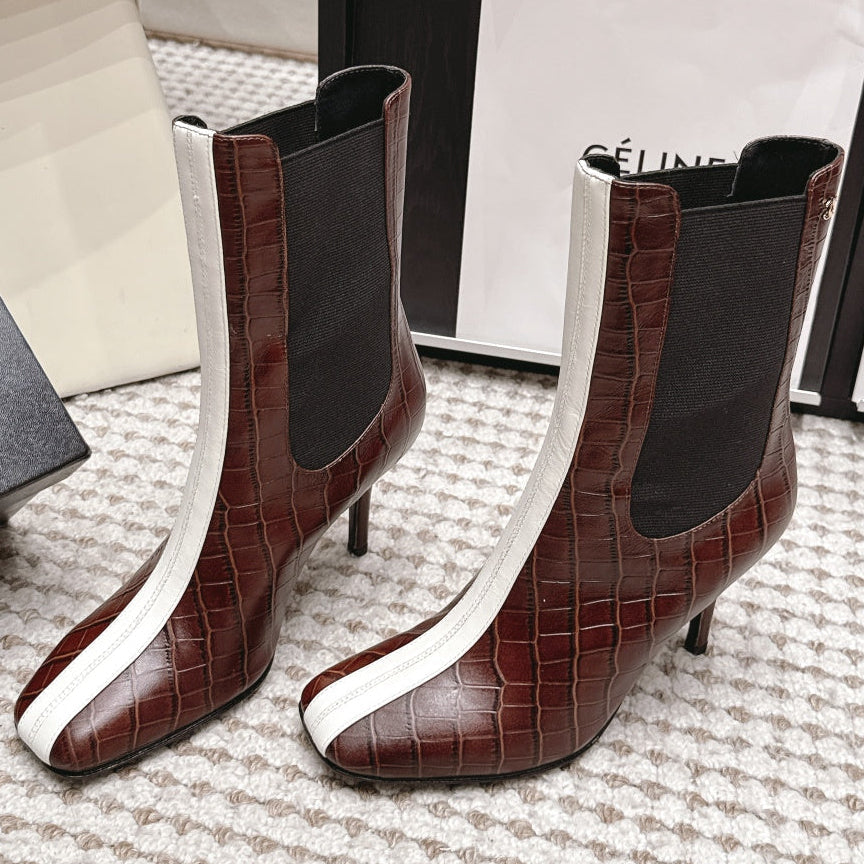 Chanel 2026 Boots 85mm Patent Calfskin 930660