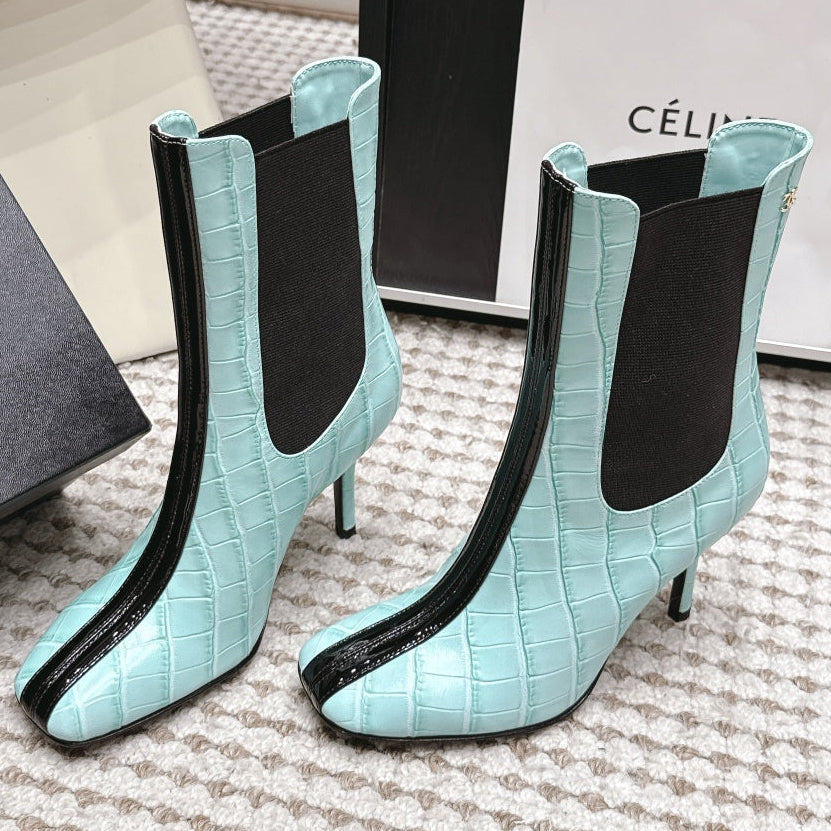 Chanel 2026 Boots 85mm Patent Calfskin 930660
