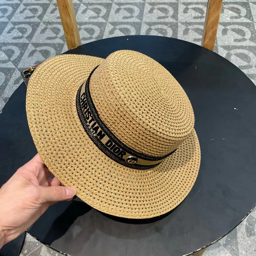 Dior Logo Straw Hat 219084