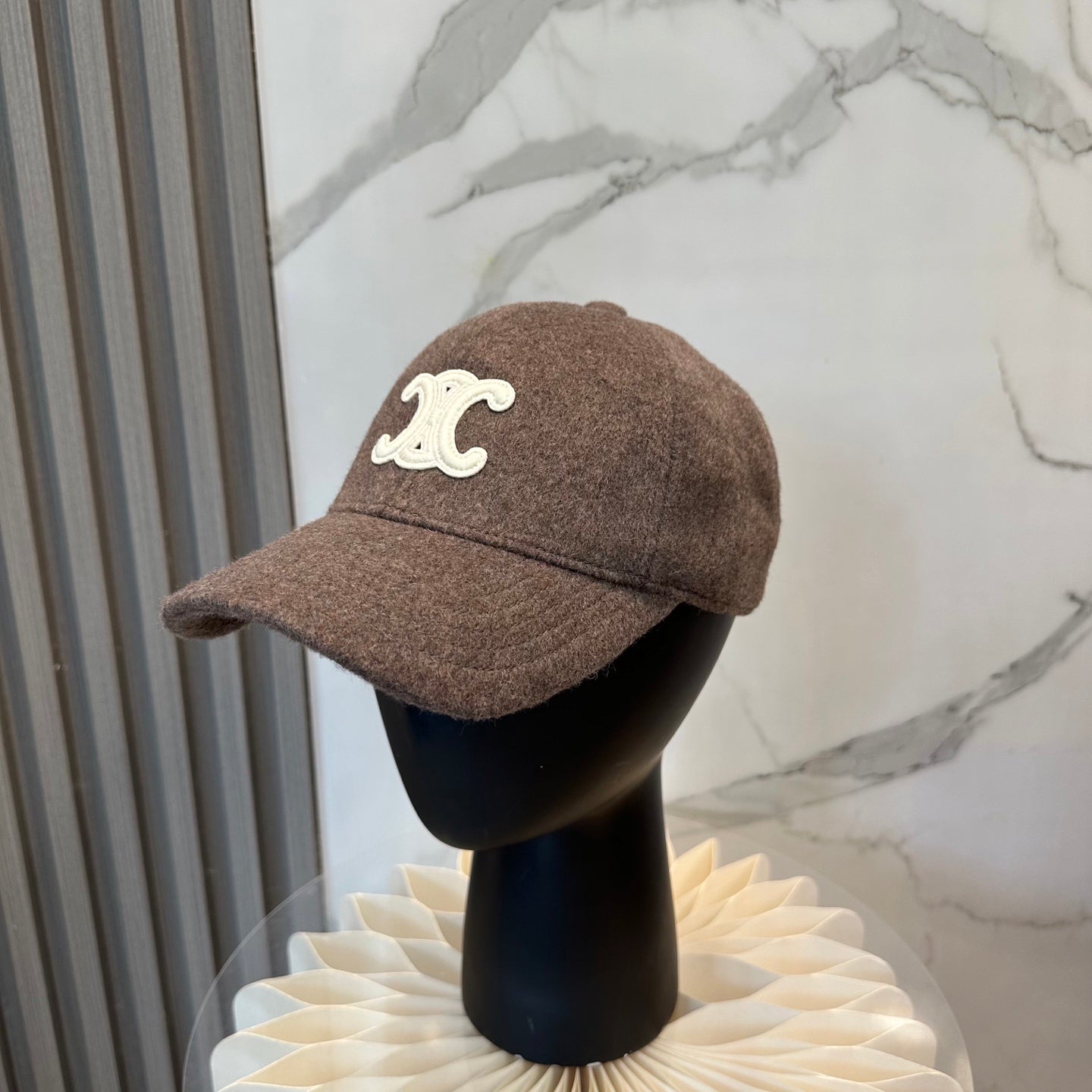 Celine Cashmere Baseball Cap 249987