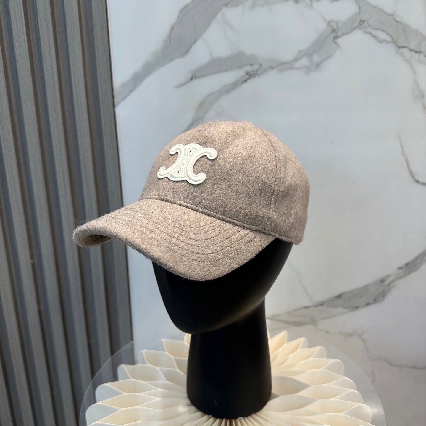Celine Cashmere Baseball Cap 249987