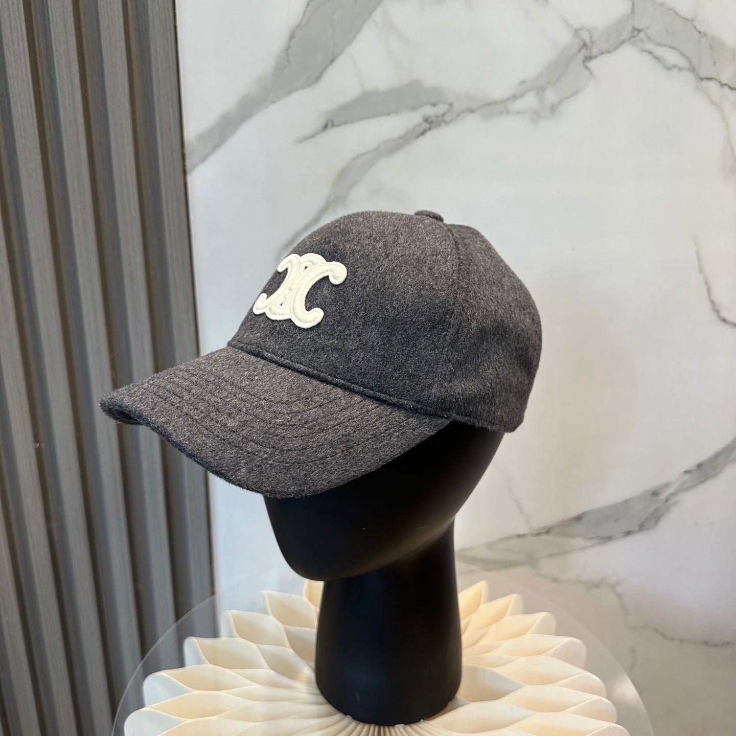 Celine Cashmere Baseball Cap 249987