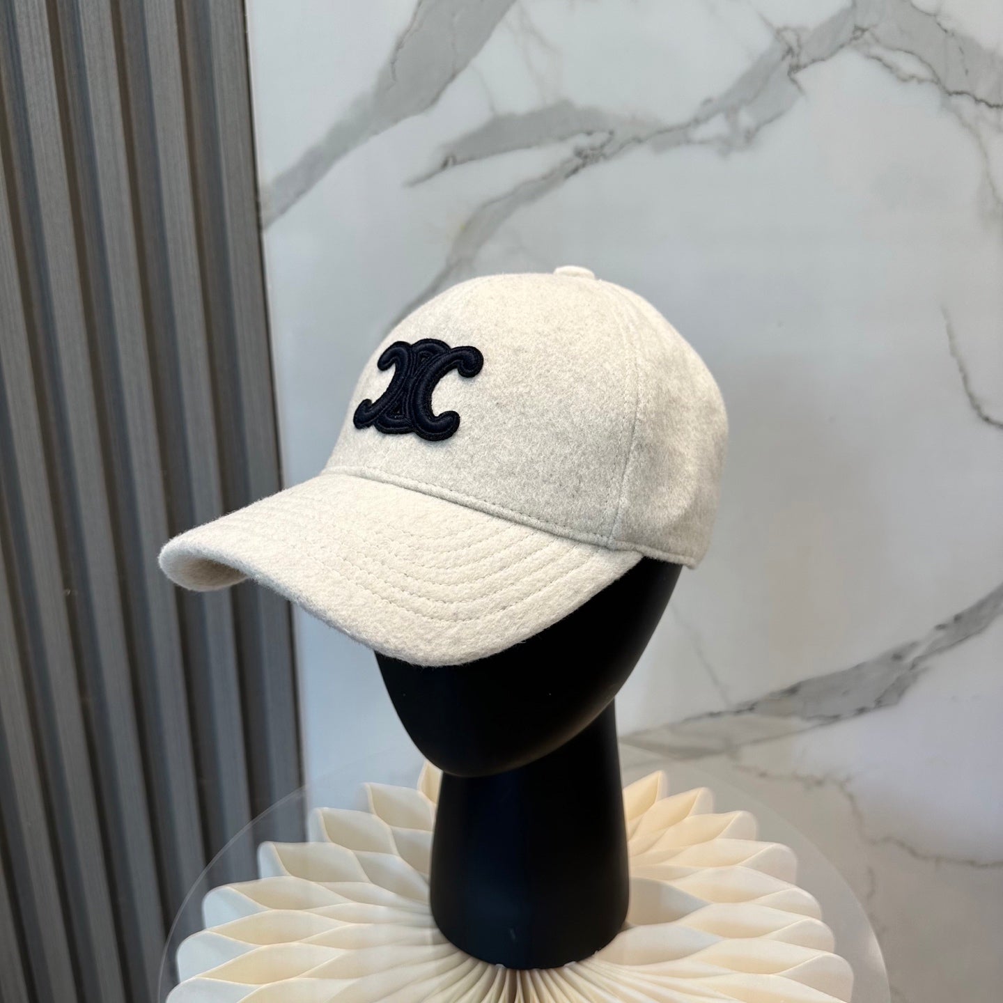 Celine Cashmere Baseball Cap 249987