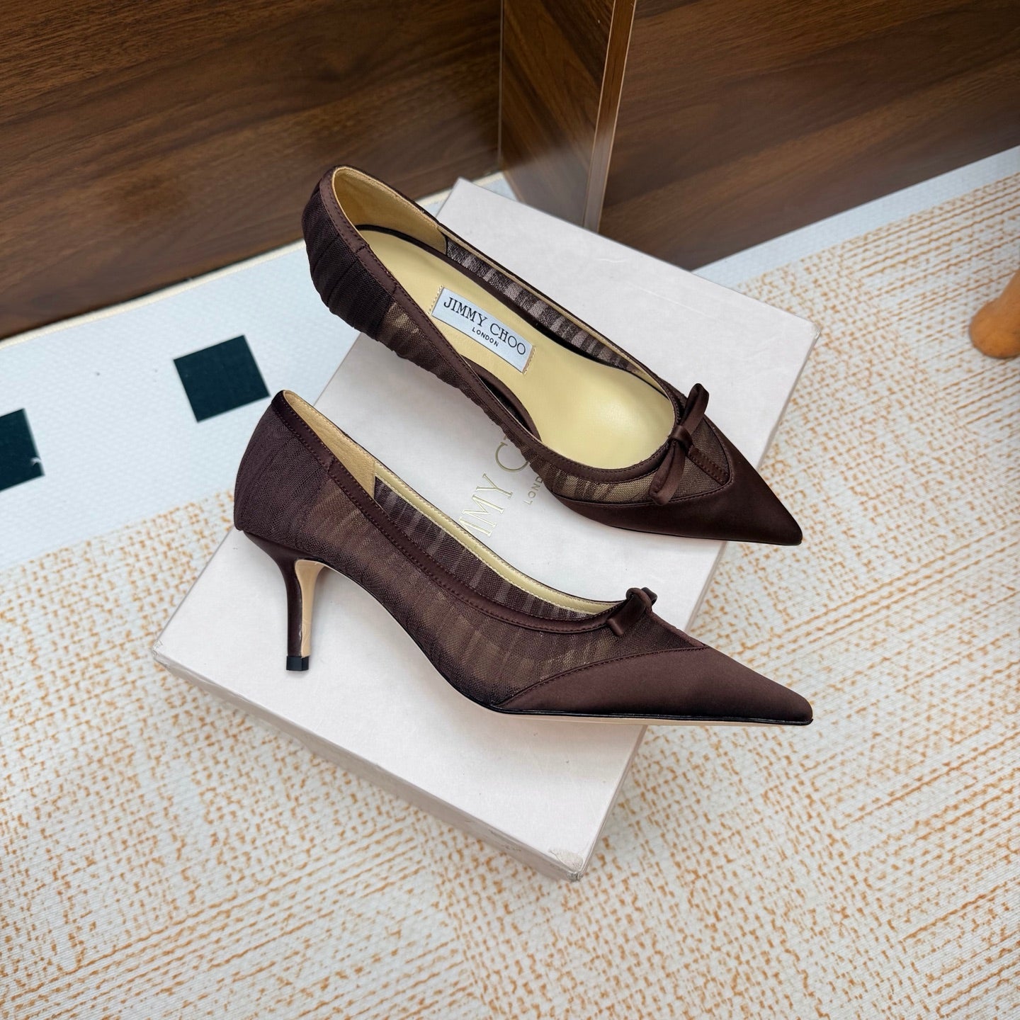 Jimmy Choo 2026 Love Pumps Lace Silk 920809
