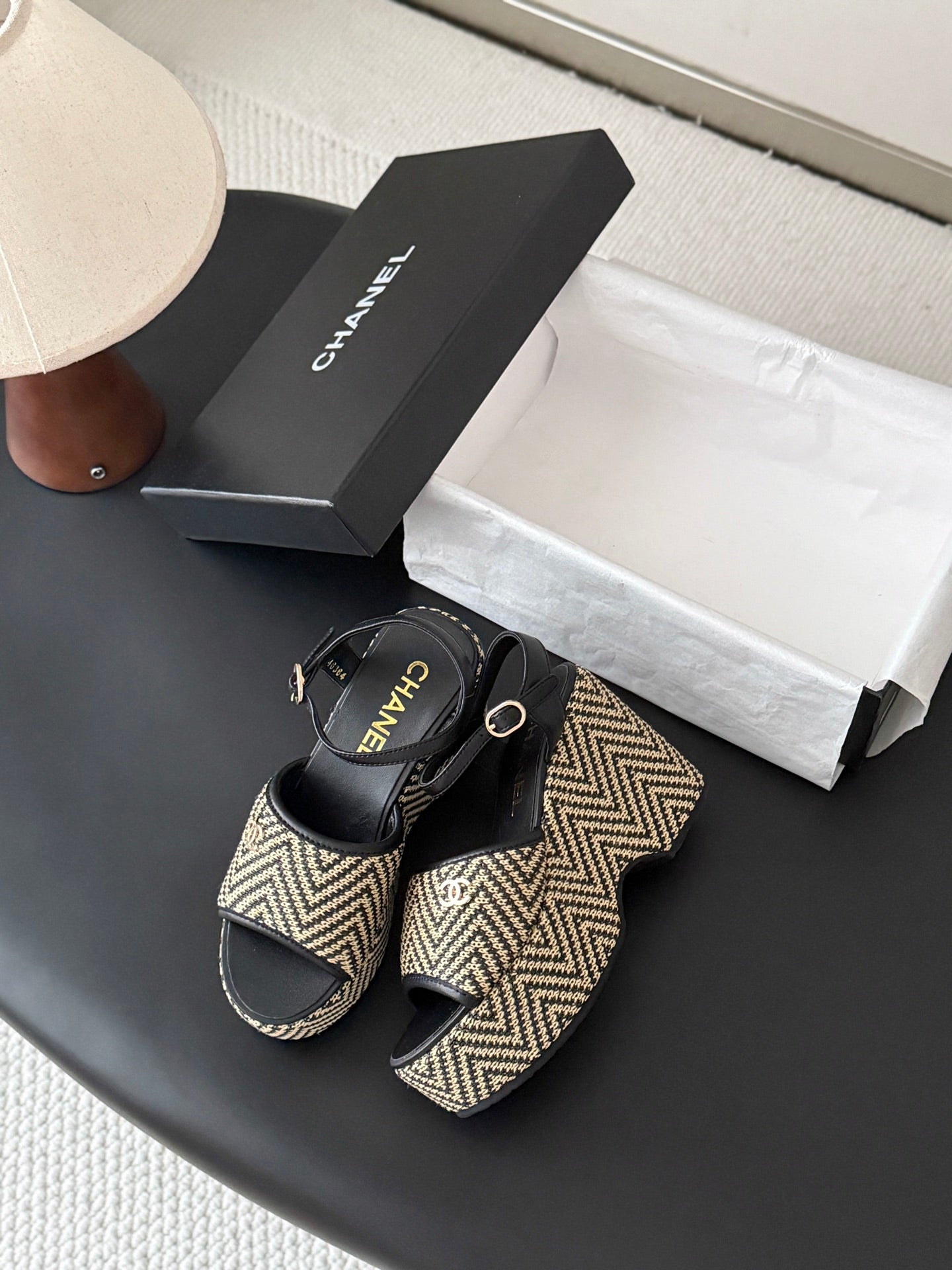 Chanel 2026 Sandals 120mm Lambskin 926361