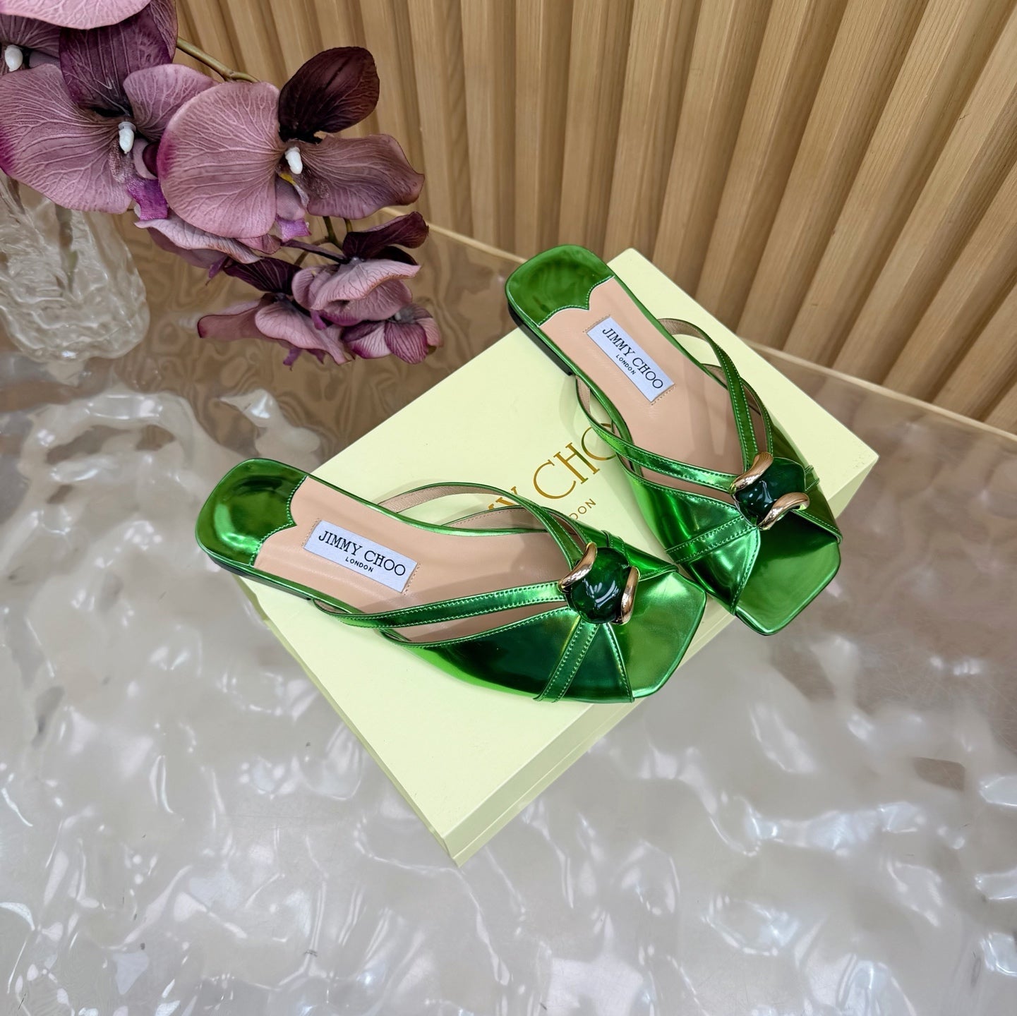 Jimmy Choo 2026 Brigitte Sandals Patent Leather 949774