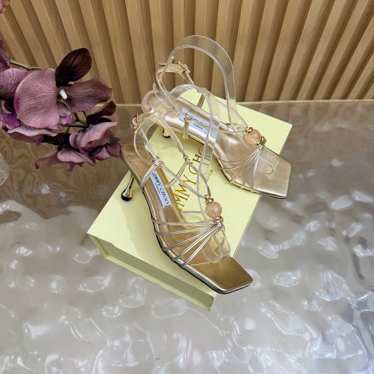 Jimmy Choo 2026 Lova Sandals Suede With Beads 949796