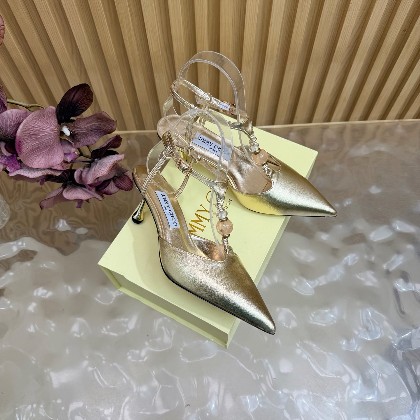 Jimmy Choo 2026 Lauri Slingback 65mm Suede Leather 949800