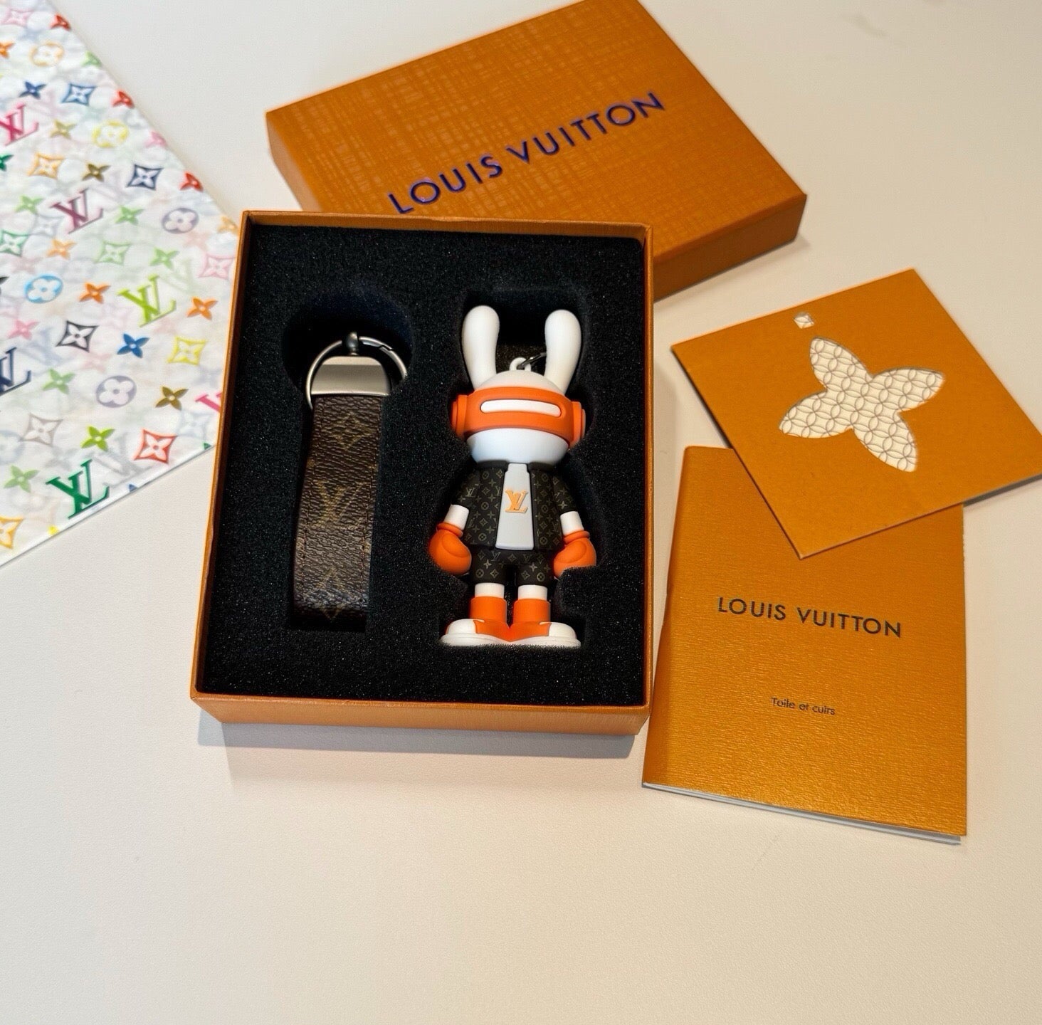 LV Rabbit Doll Charm 383737
