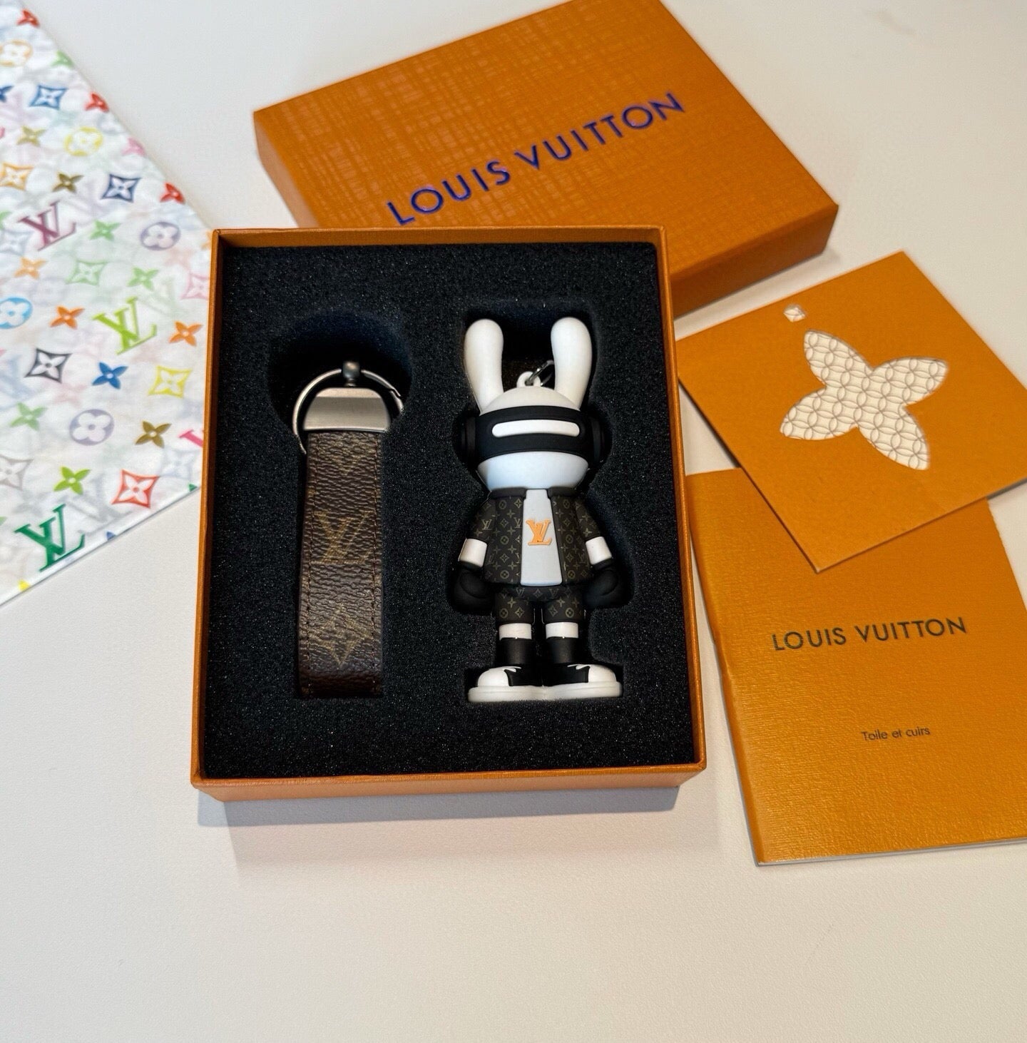 LV Rabbit Doll Charm 383737