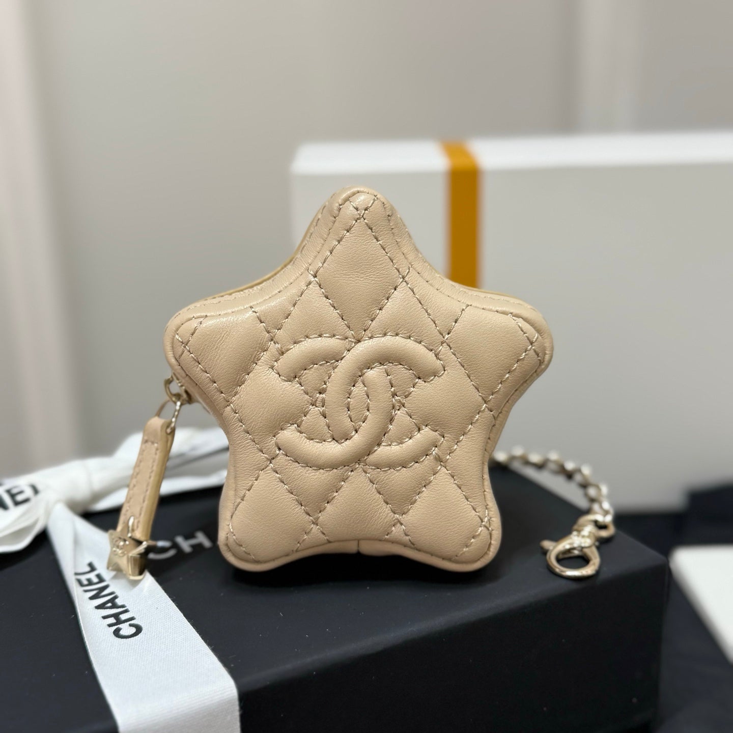 Chanel Five-pointed Star Lambskin Charm