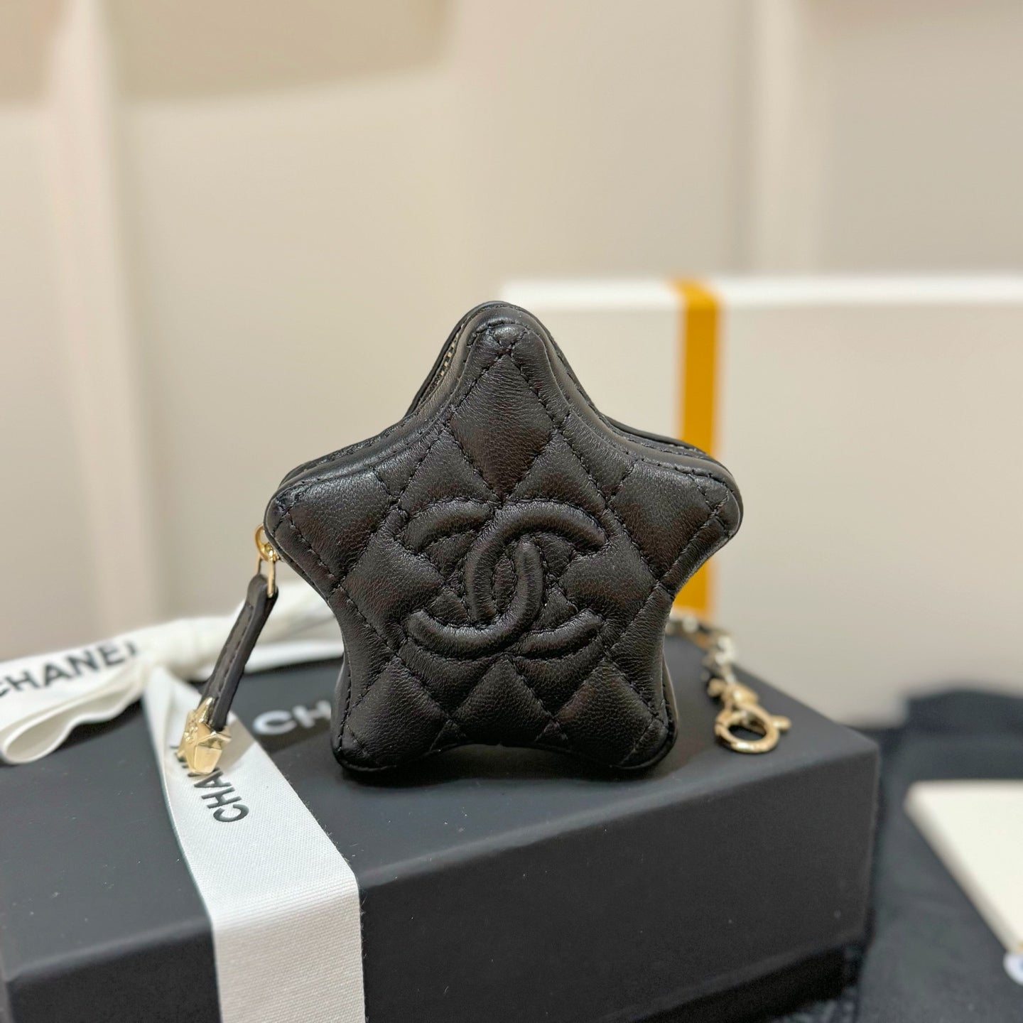Chanel Five-pointed Star Lambskin Charm