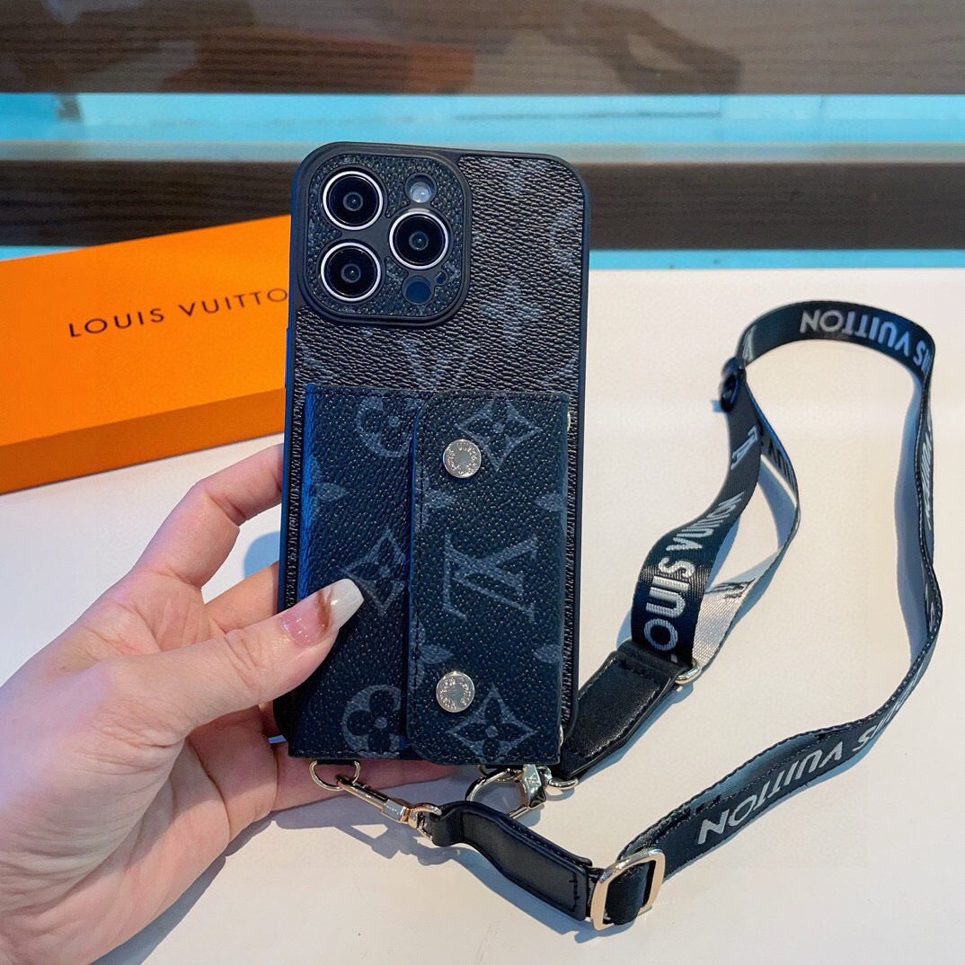 Louis Vuitton Classic Monogram Crossbody Phone Case 393894