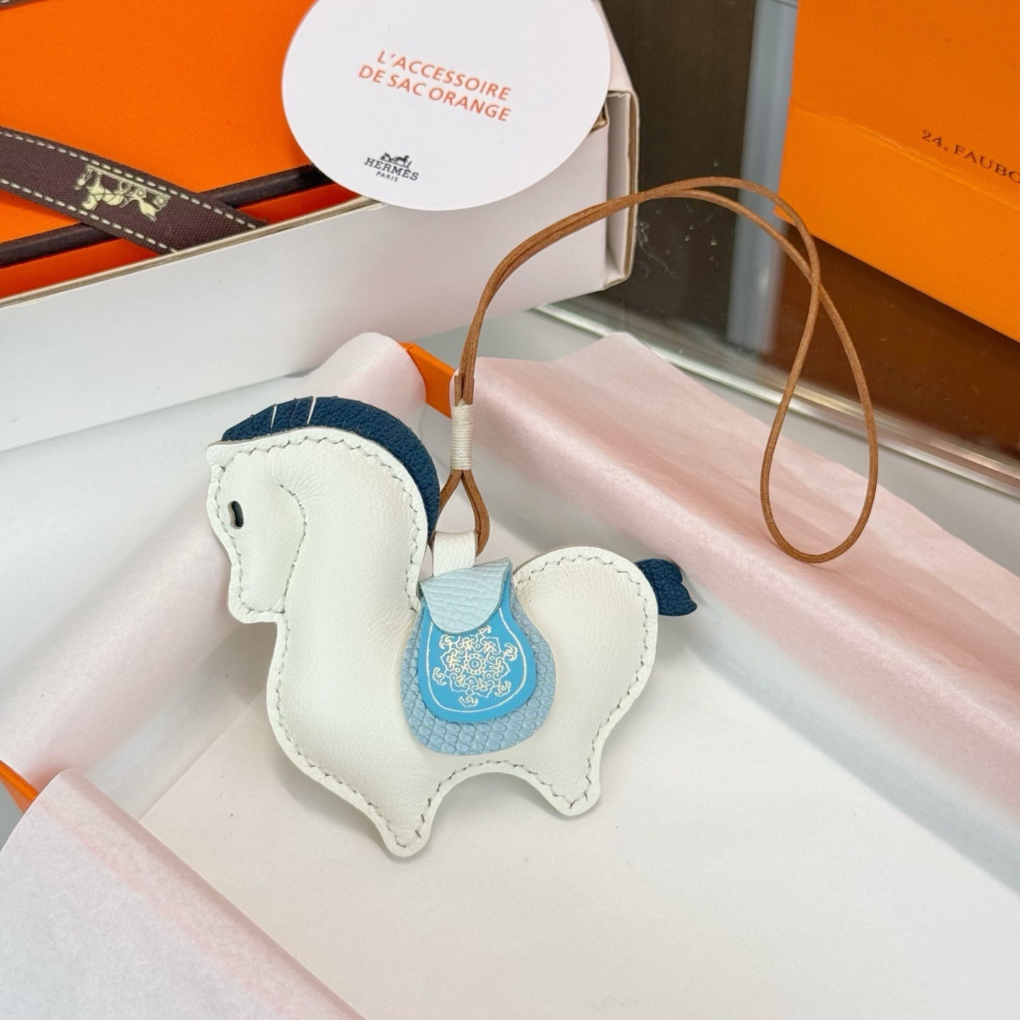 Hermes Equestrian Charm Leather