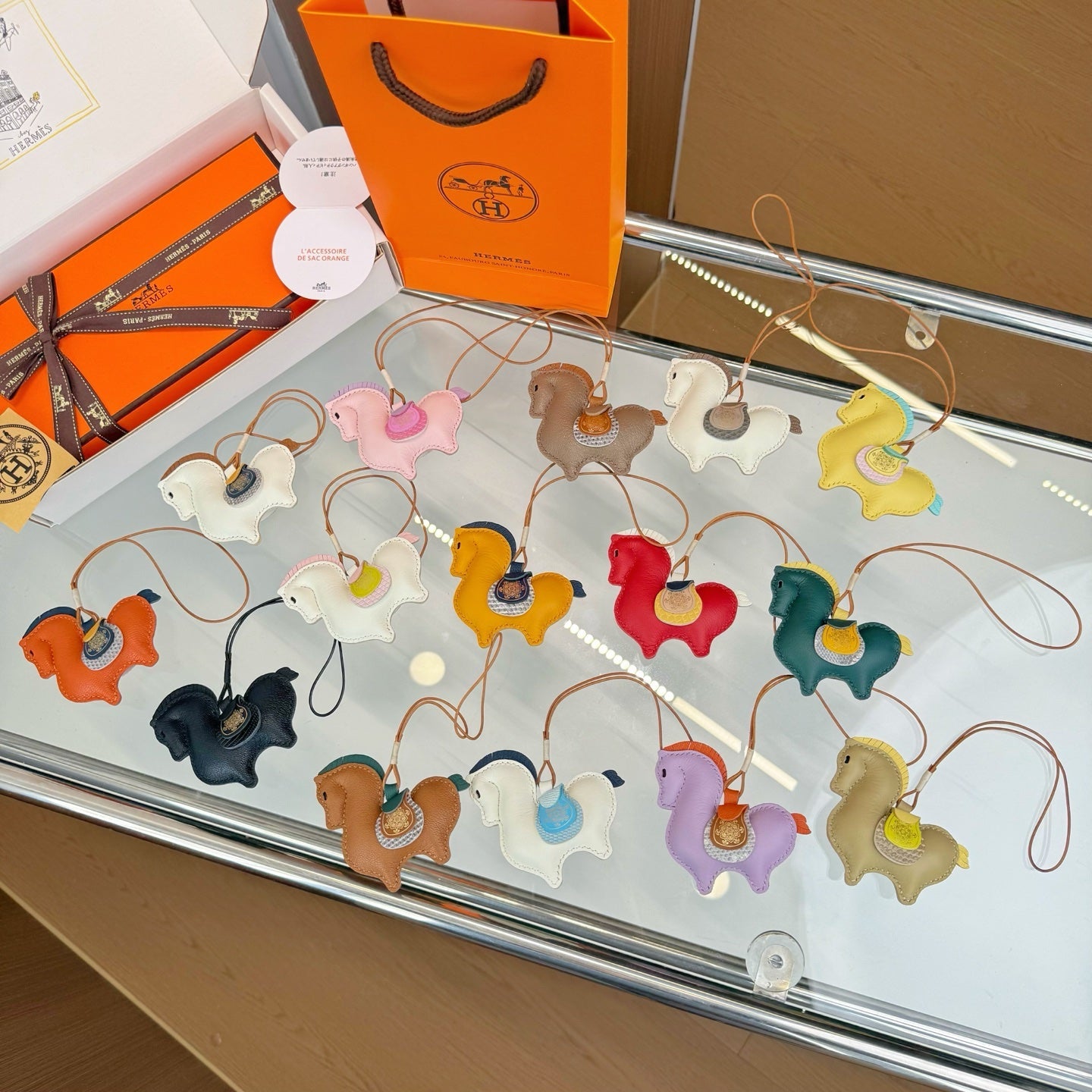 Hermes Equestrian Charm Leather