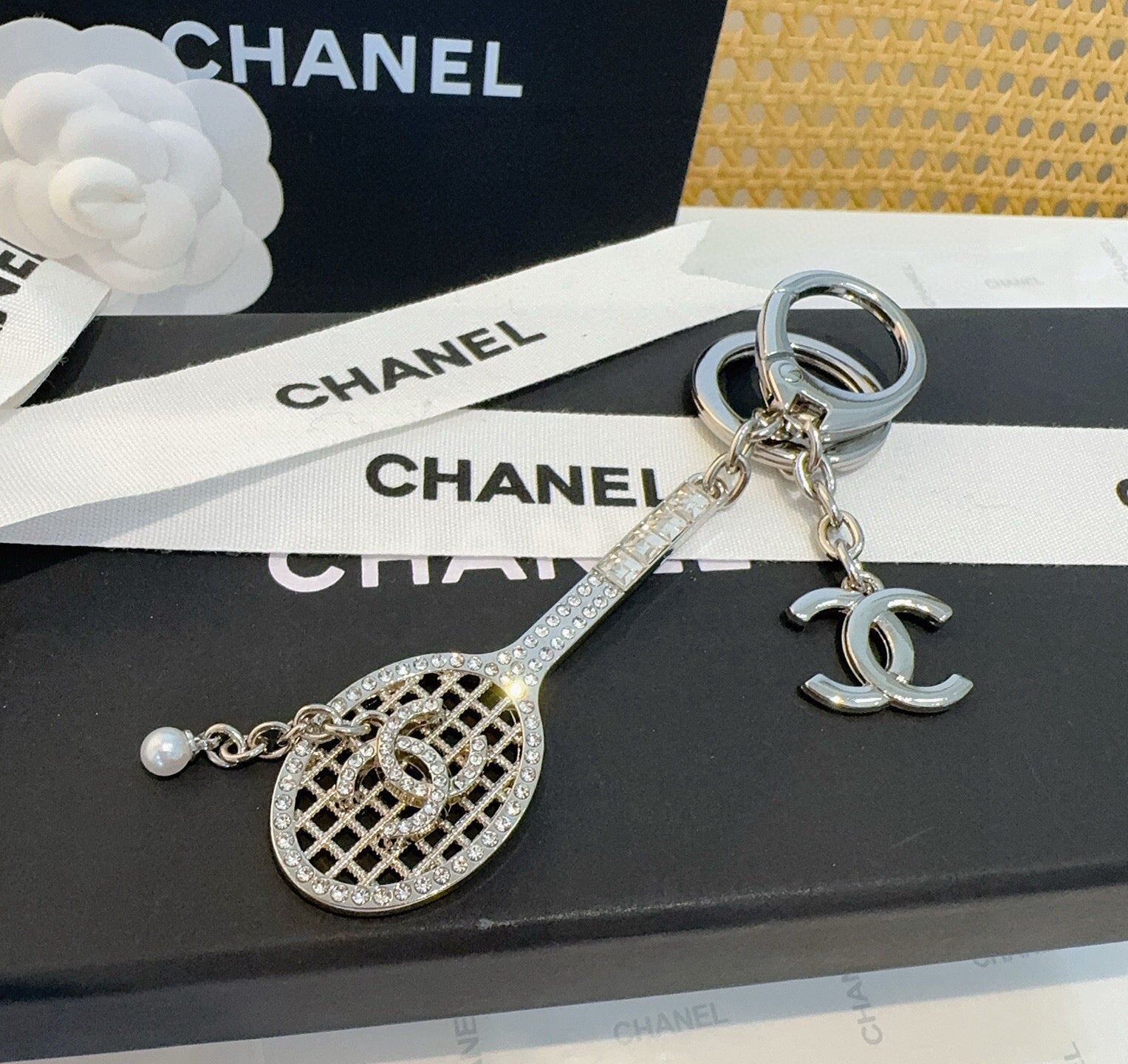 Chanel Tennis Racket Charm 415598