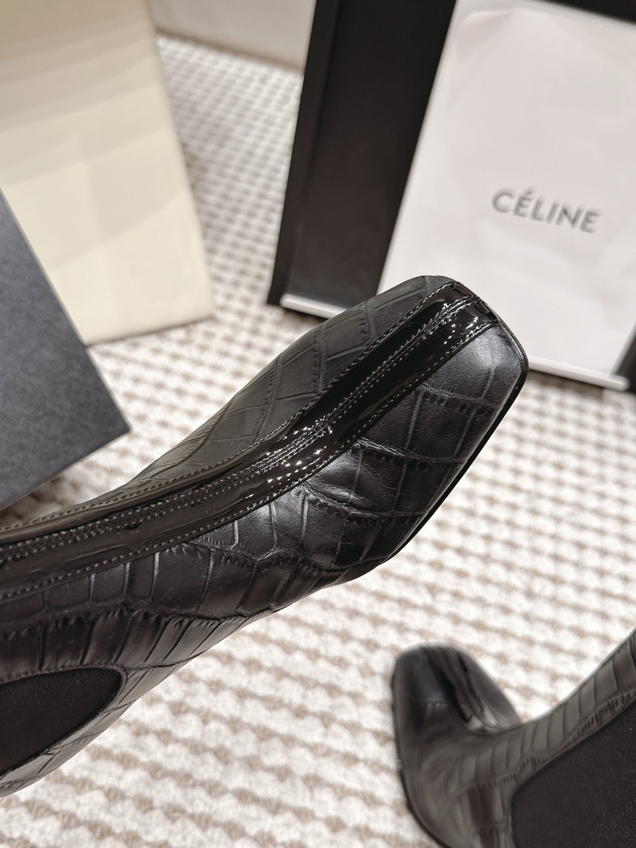 Chanel 2026 Boots 85mm Patent Calfskin 930660