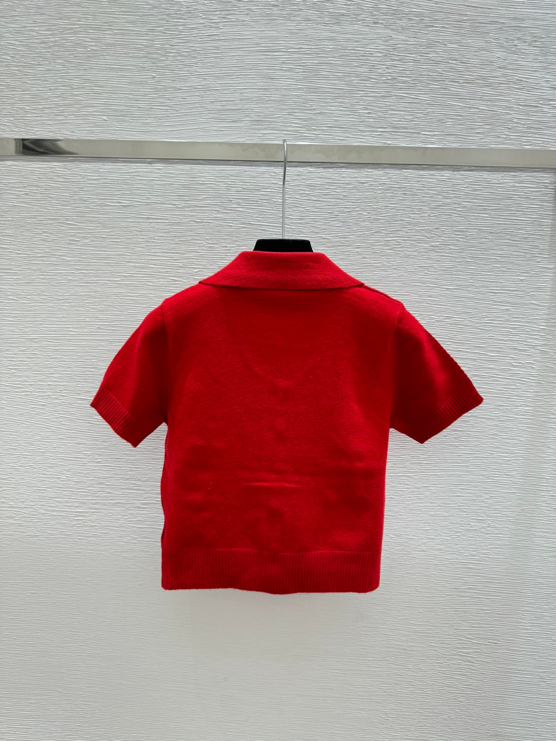 Chanel 2026 Short-sleeve Sweater Red Wool