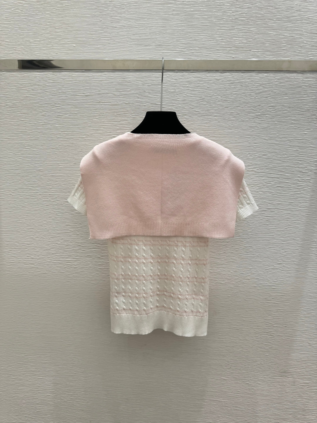 Dior 2026 Short-Sleeve Shirt with Scarf Wool 525428