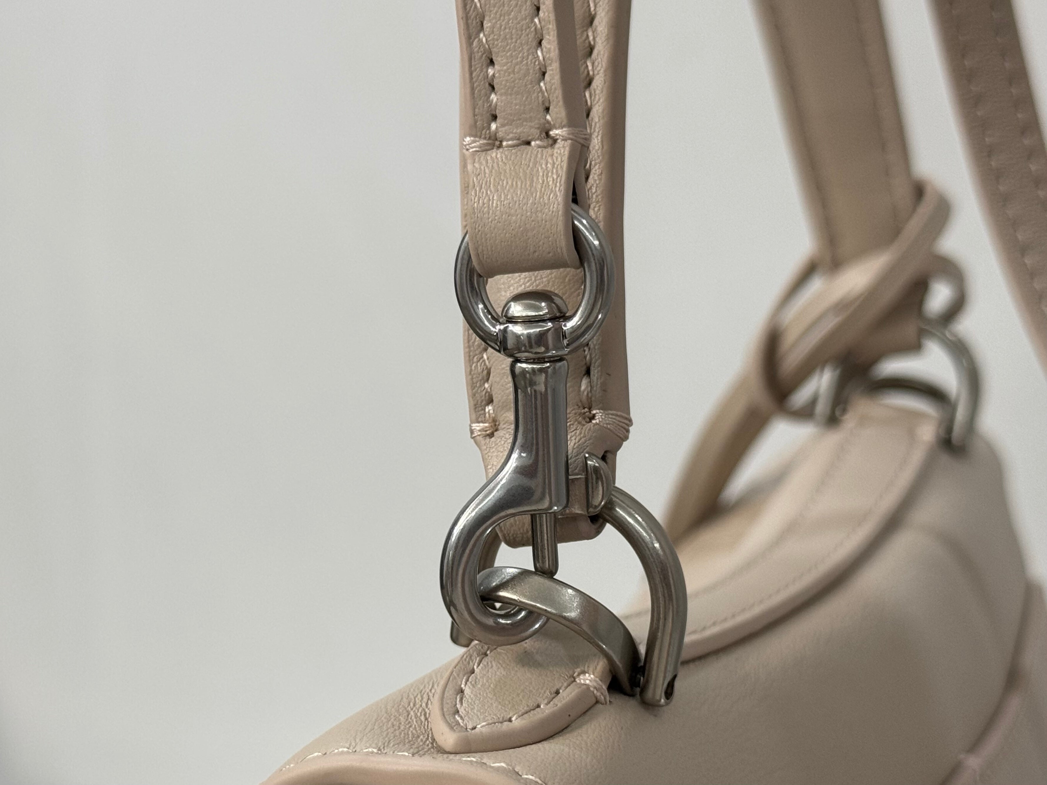 Balenciaga Small Bag 29 Beige Calfskin Sliver Hardware