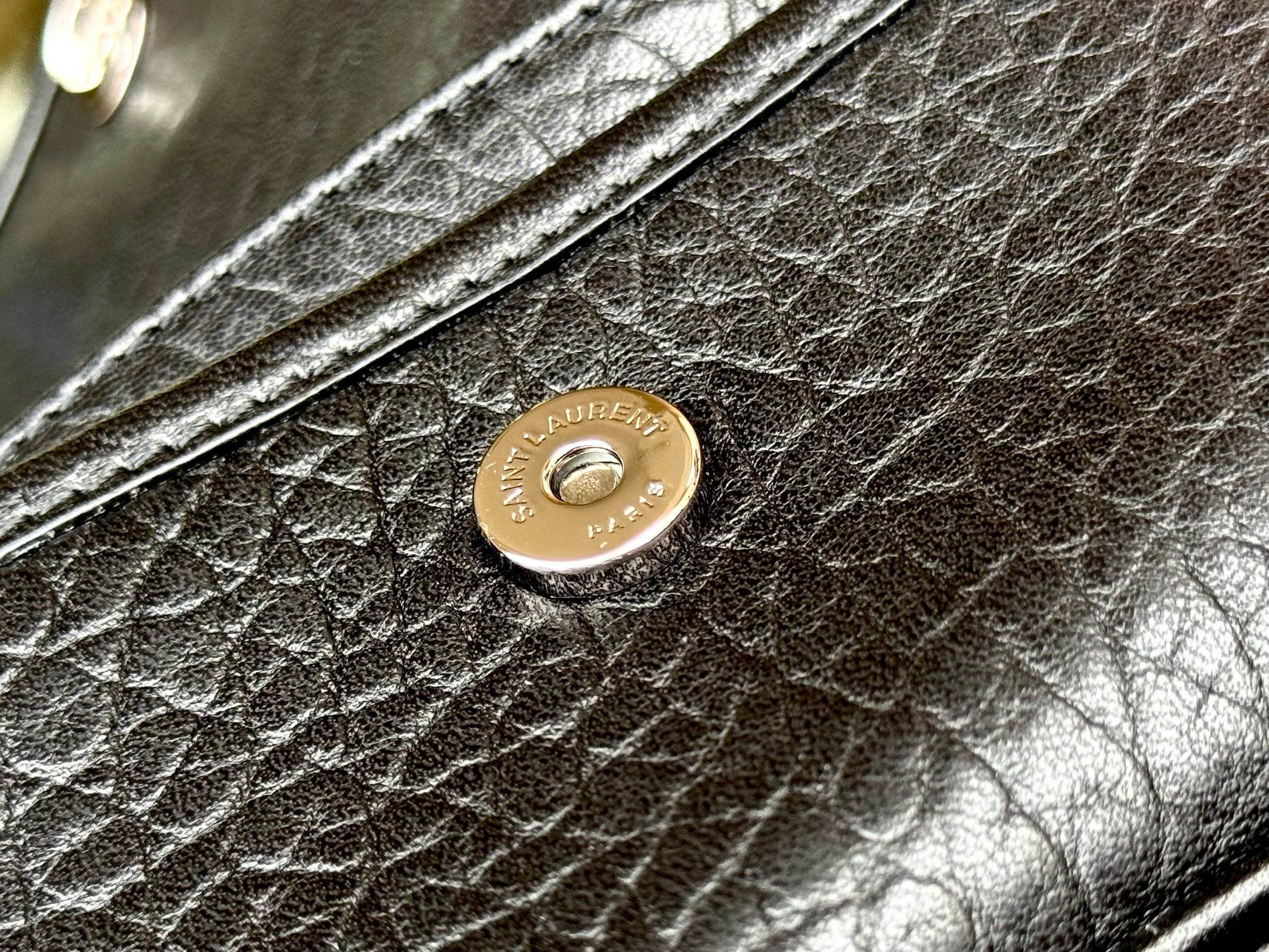 YSL Niki Mini Handbag 18 Black Lambskin Sliver Hardware