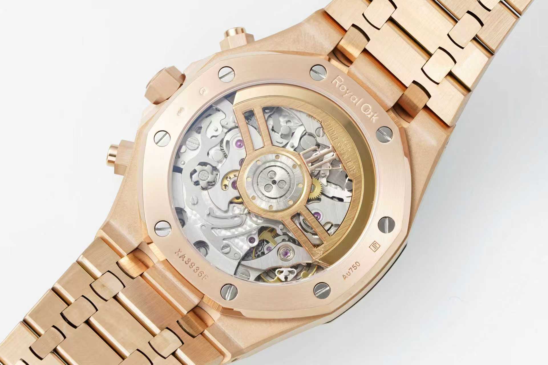 Audemars Piguet Royal Oak Chronograph 41mm Rose Gold Brown Dial
