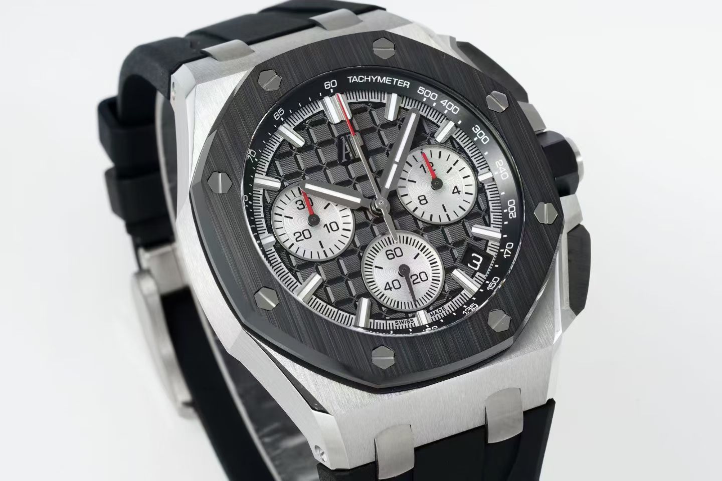 Audemars Piguet Royal Oak Chronograph 41mm Dark Grey Dial Rubber Strap