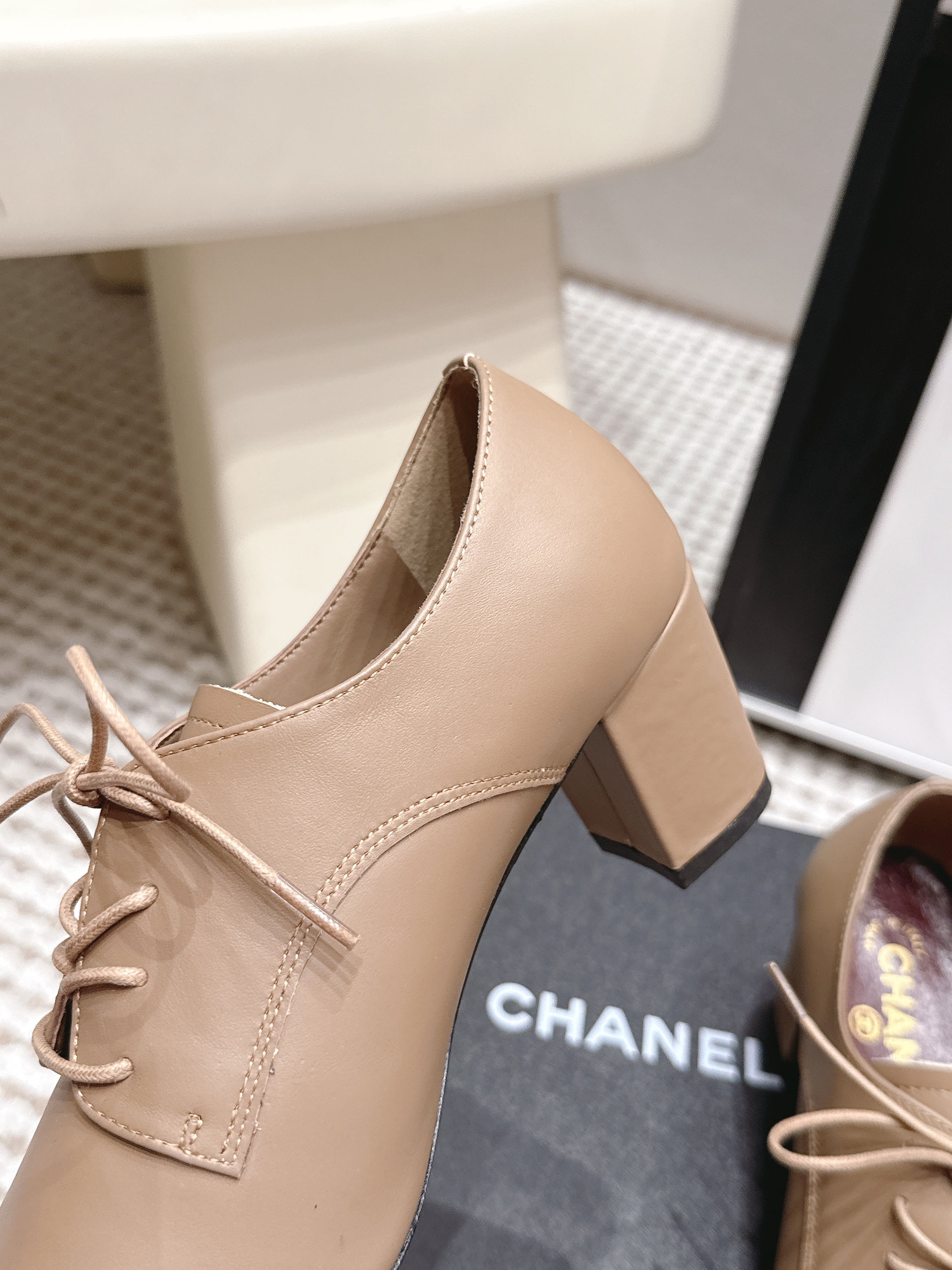 Chanel 2026 Mary Jane Shoes 50mm Cowhide 930696
