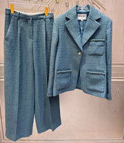 CC 25 Suit Turquoise Tweed 10801090