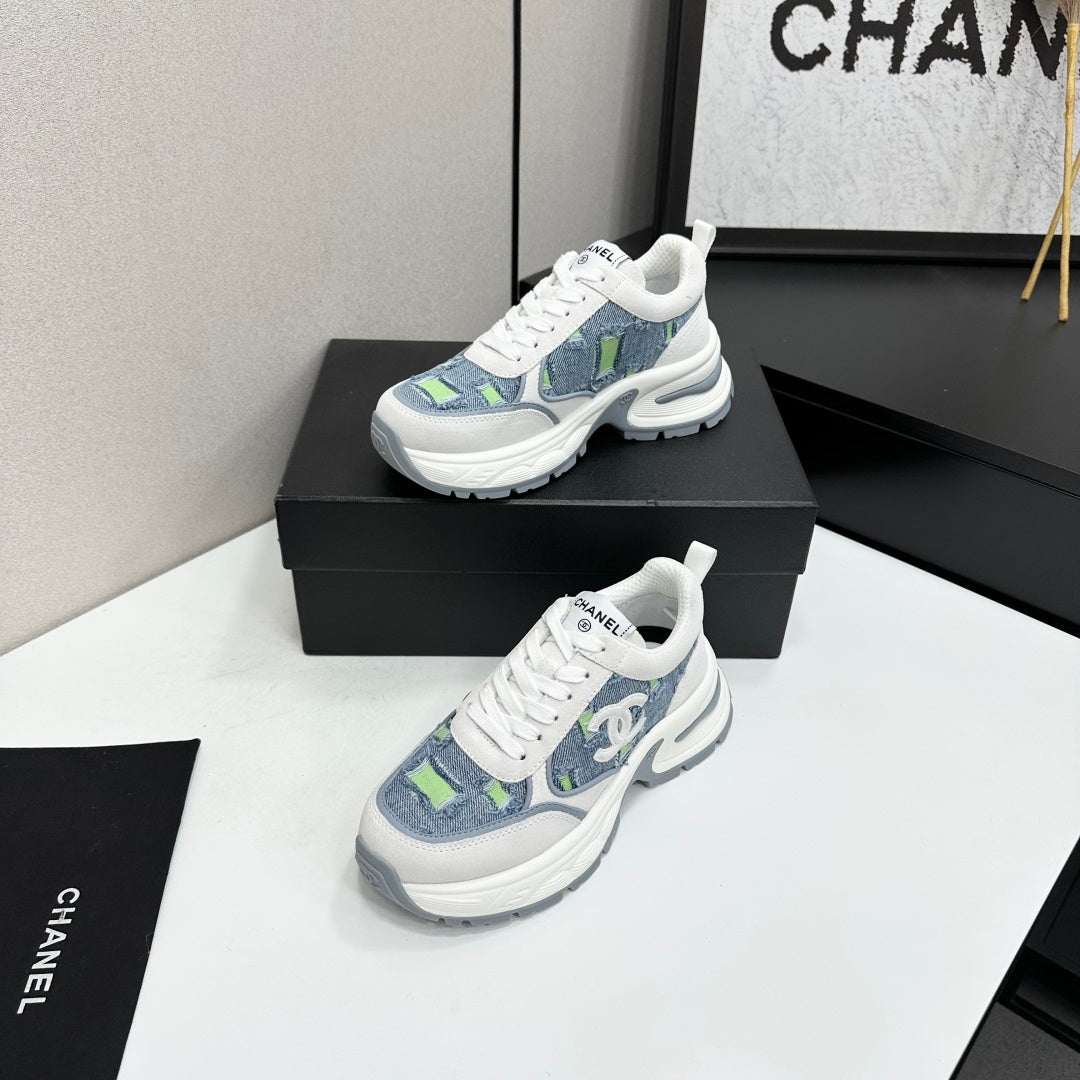 Channel 2026 Casual Sneakers 50mm Demin Suede 894875