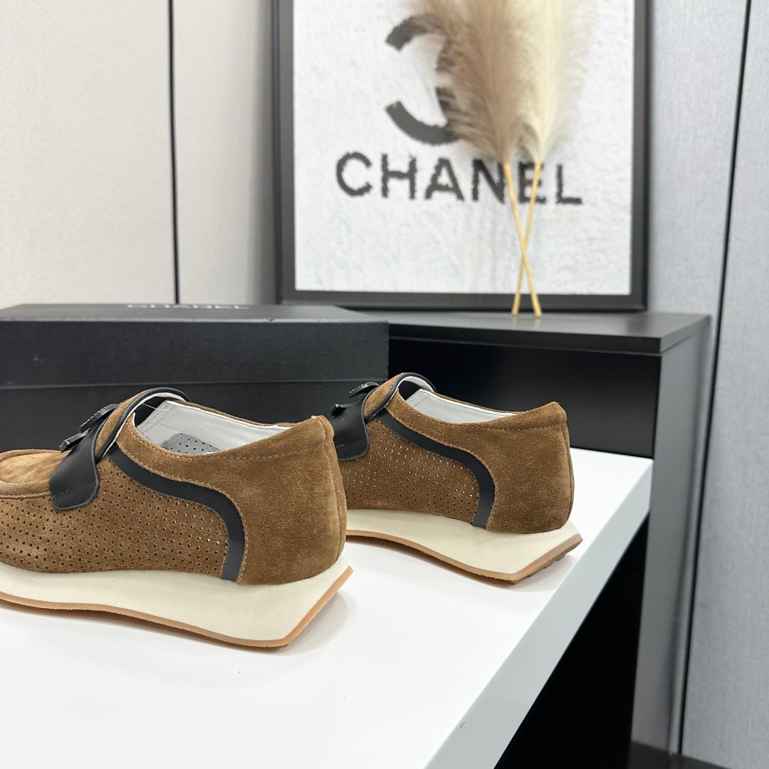 Chanel 2026 Panda Sneakers Suede Cowhide 926338